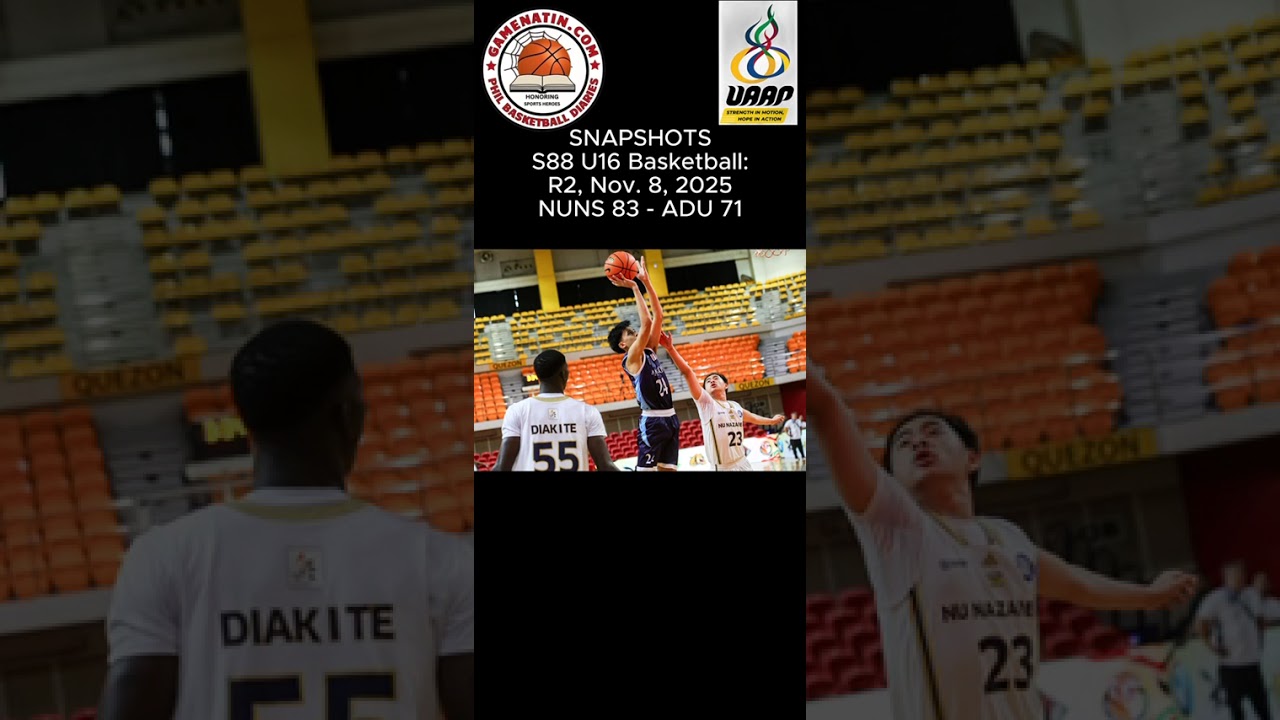 Snapshots: U16 Basketball - NU 83 - Adamson 71