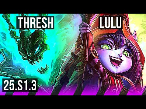 THRESH & Jinx vs LULU & Kog'Maw (SUP) | 1/2/12 | KR Diamond | 25.S1.3