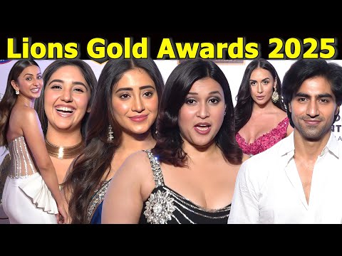 Lions Gold Awards 2025 FULL SHOW | Shivangi Joshi | Harshad Chopda | Mannara, Gaurav Khanna, Ashnoor