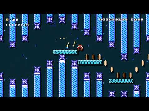 フロストスピードラン/long winter speedrun ♪ by ξ☆ JoySick 🍄 Super Mario Maker 2 ✹Switch✹ #arz