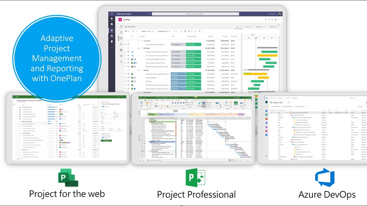 Adaptive Project Management and Reporting
