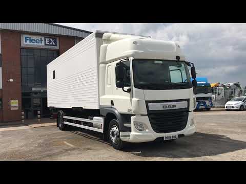 DAF CF320 *EURO 6* 18 TONNE DEMOUNT BOXVAN 2017 DS66 BNL