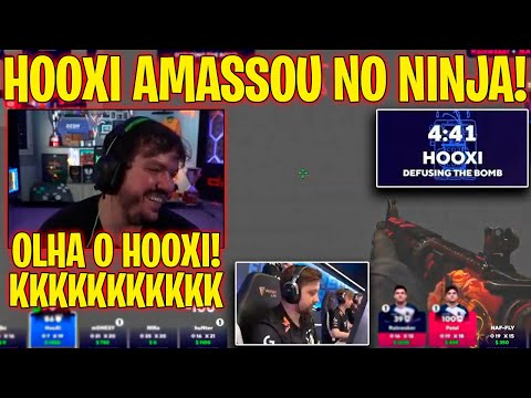 HOOXI CONSEGUE O NINJA DEFUSE E GAULES DA RISADA! KKKKKKKKKKKKKKKKKKKKKKK