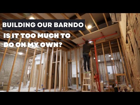Hanging Drywall Upstairs On Our Barndo // DIY Building A Homestead Barndominium
