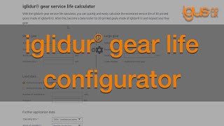 Gear lifetime configurator