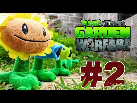 Plants vs Zombies Plush Toys: Garden Warfare with Zombie attack 2 - PART 2 | MOO Toy Story
