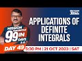 Applications Of Definite Integrals Mission 99 2 0 Day 49 Xylem JEEnius