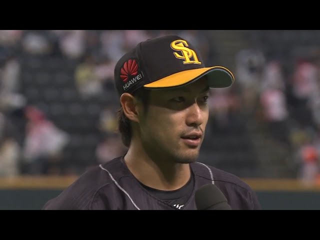 ホークス・柳田選手ヒーローインタビュー 2017/7/8 F-H