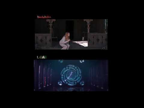 The Multiverse Breaking | Marvel's WandaVision and Loki (Scene Comparison)