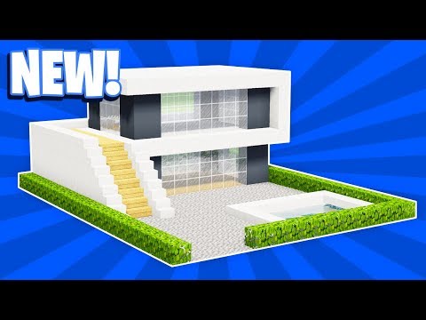 MINECRAFT: HOW TO BUILD A SMALL MODERN HOUSE TUTORIAL (#17)(PC/XboxOne/PS4/PE/Xbox360/PS3)
