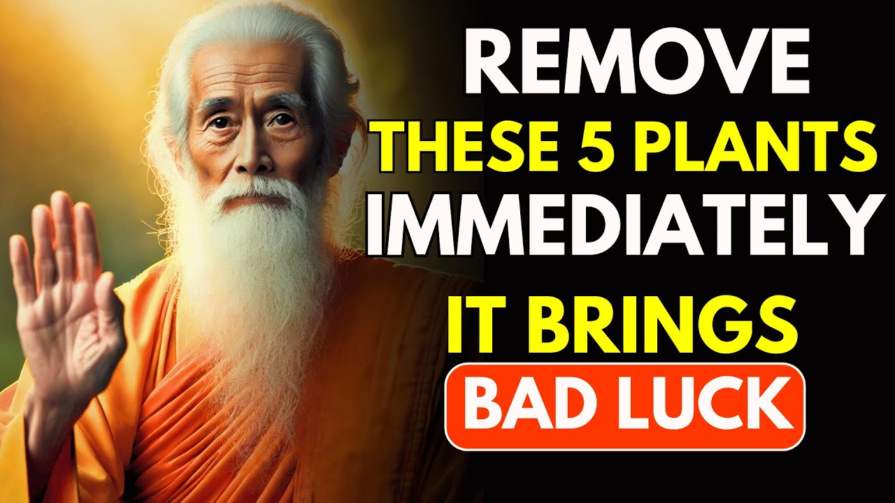 5 PLANTS You Should REMOVE from Your Home That Bring BAD LUCK and POVERTY According to BUDDHISM