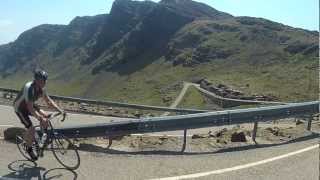 preview picture of video 'Cycling Bealach na Ba and Kayaking at Applecross - May 2012'