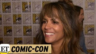 EXCLUSIVE: Halle Berry Jokes She's 'a Little Drunk' After Chugging Bourbon at SDCC 'Kingsman' Panel video