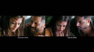 Behne De Song | Raavan | Raavanan | Tamil & Hindi | Side by Side | Aishwarya Rai | Abhishek | Vikram
