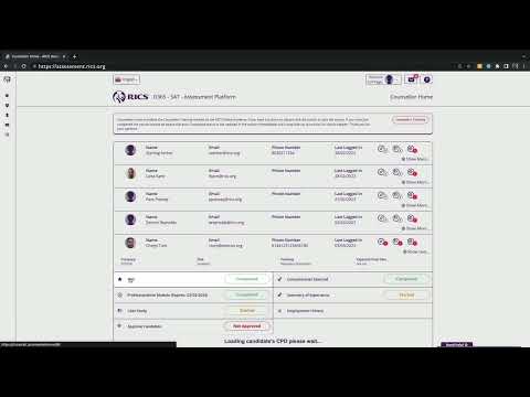 RICS Assessment Platform – Counsellor