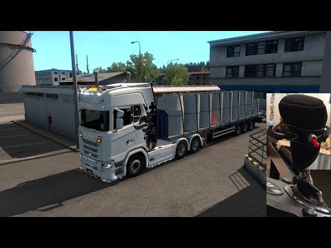 Euro Truck Simulator 2 (1.35.1.17s)- SCANIA. S520- Concrete Centering (18 T )/( G29 )