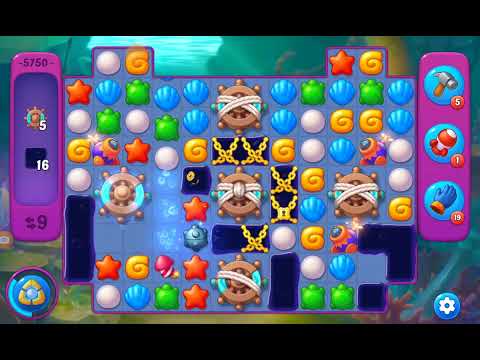 Fishdom level 5750 with the good old OIL and the WHEELS