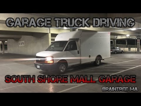 Truck Driving in the Other South Shore Mall Garage - Braintree MA