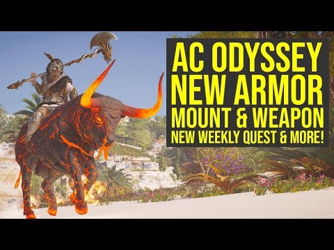 Assassin's Creed Odyssey Herakles Pack GIVES UNIQUE PERK, New Mount, Weapons & More! (AC Odyssey DLC