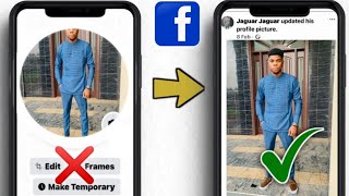 How to Upload a Full Picture on Facebook Profile without crop with Phone - 2024
