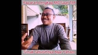 Paparan MC Tentang Susunan Acara Pada Saat Technical Meeting (Kupas Total)