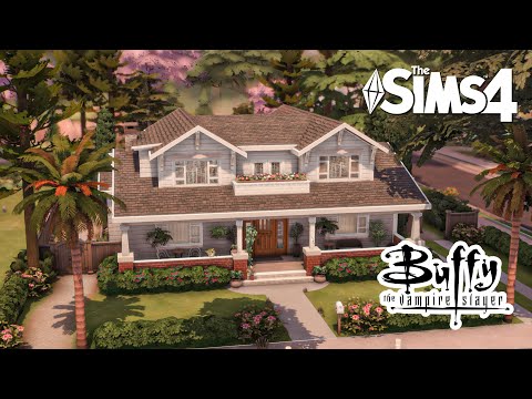 Buffy Summers house | Buffy the Vampire Slayer | Sims 4 | Stop motion | No CC