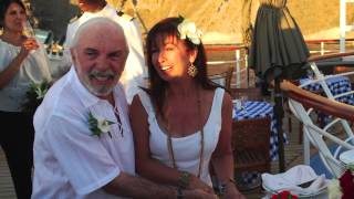Ron and Trish's Santorini Wedding