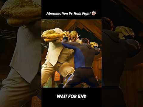 Abomination Vs Hulk Fight Is Good But 🤯 #shorts