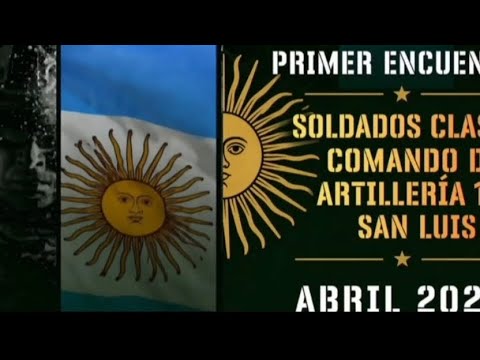Reencuentro en Tilisarao de soldados clase 64 del Comando de Artillería 161 San Luis