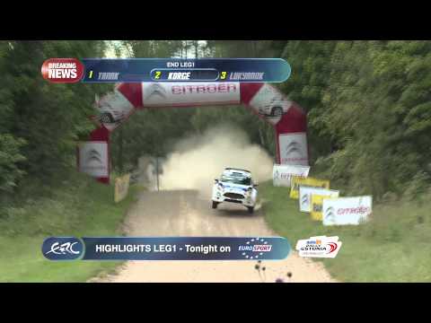 FIA ERC auto24 Rally Estonia 2014 - LEG1 Final Standings