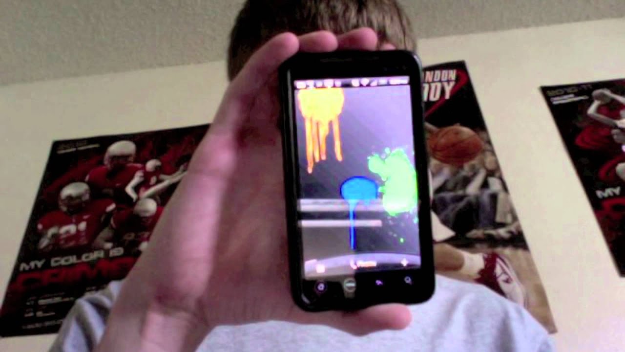 Android :: Paint Splatter Live Wallpaper