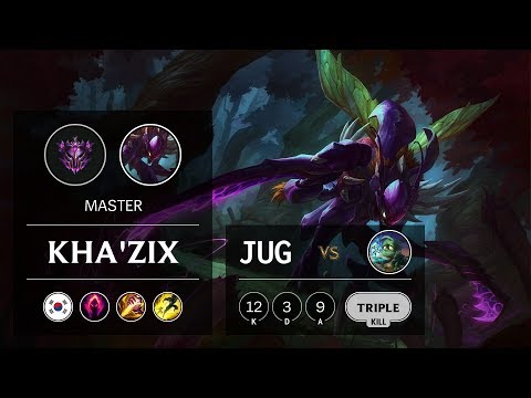 Kha'Zix Jungle vs Amumu - KR Master Patch 9.13