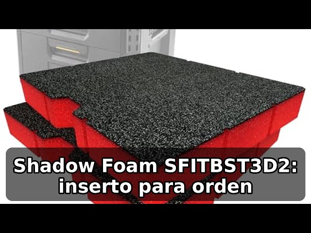 Vídeo relacionado con Shadow Foam Kit de Iniciación de 3 piezas [Rojo], Insertos de Espuma para Caja de Herramientas, 40 x 32 cm, Organización de Bricolaje y Sistemas de Almacenamiento