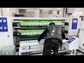 Semi automatic super clear bopp tape rewinding slitting machine