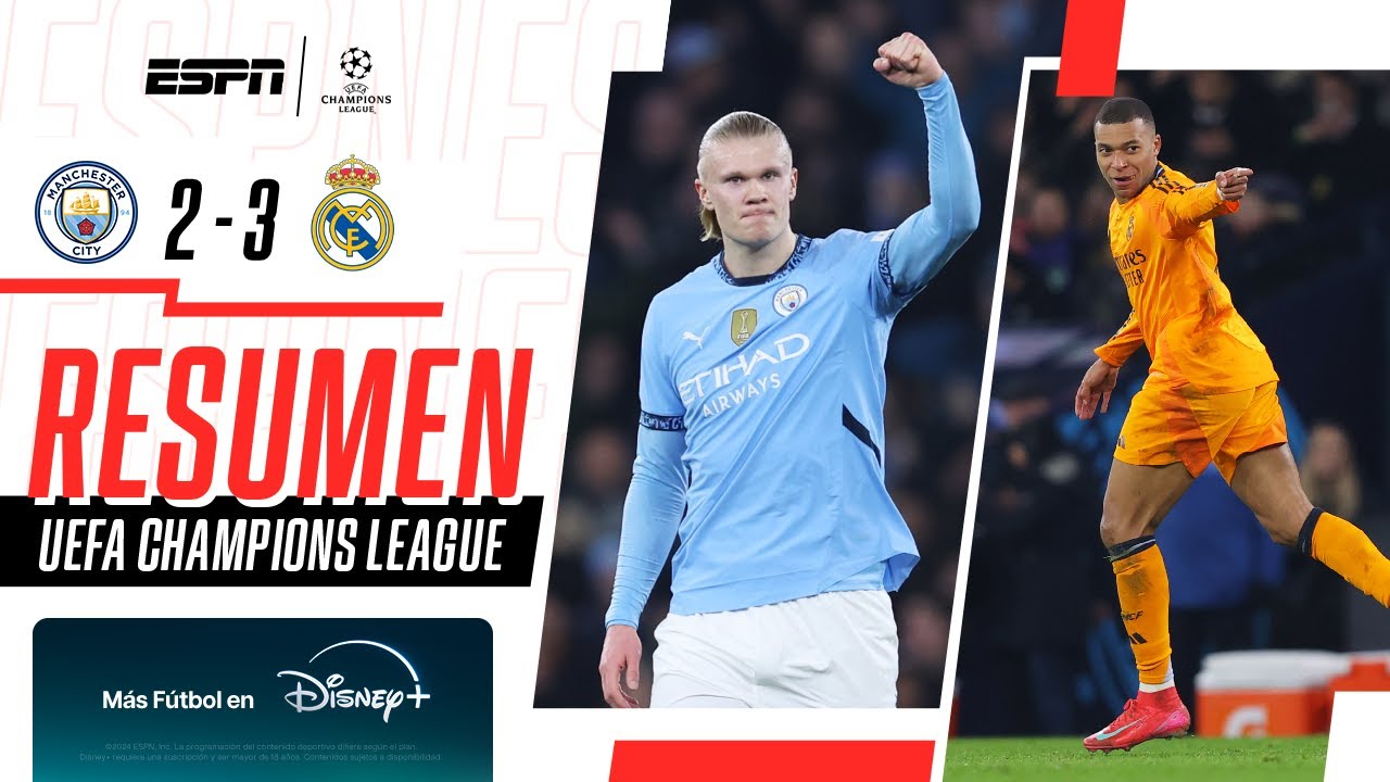 DOBLETE DE HAALAND Y REMONTADA MÍSTICA DEL REAL EN LA ÚLTIMA | Man. City 2-3 R. Madrid | RESUMEN