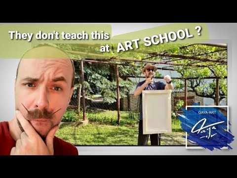 Unique Abstract Painting Techniques & Ideas! Acrylics & Mixed Media painting processes by Gaya art