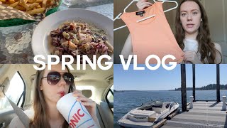 spring vlog: collective haul (clothing, skincare) + family day out!