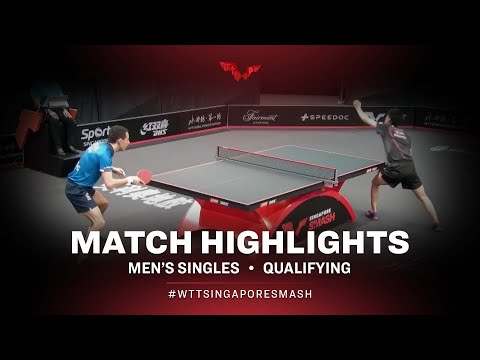 Shunsuke Togammi vs Mihai Bobocica | MS | Singapore Smash 2022 (Qual)