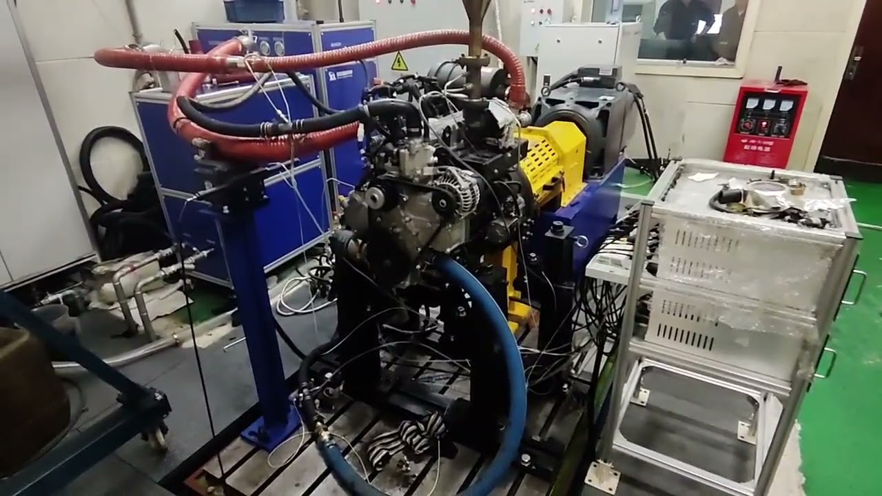 Diesel engine test bench