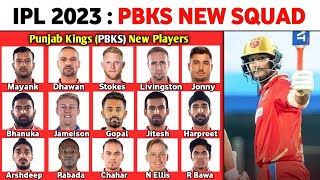 IPL 2023 Punjab Kings Squad PBKS All Retain & Realeased Players List Pbks New Players List 2023 Full