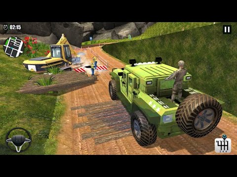 Army Transport Truck Driving Simulator 2022 - Android Gameplay #3