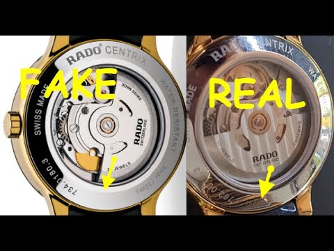 Rado watch real vs fake. How to spot fake Rado wrist watches