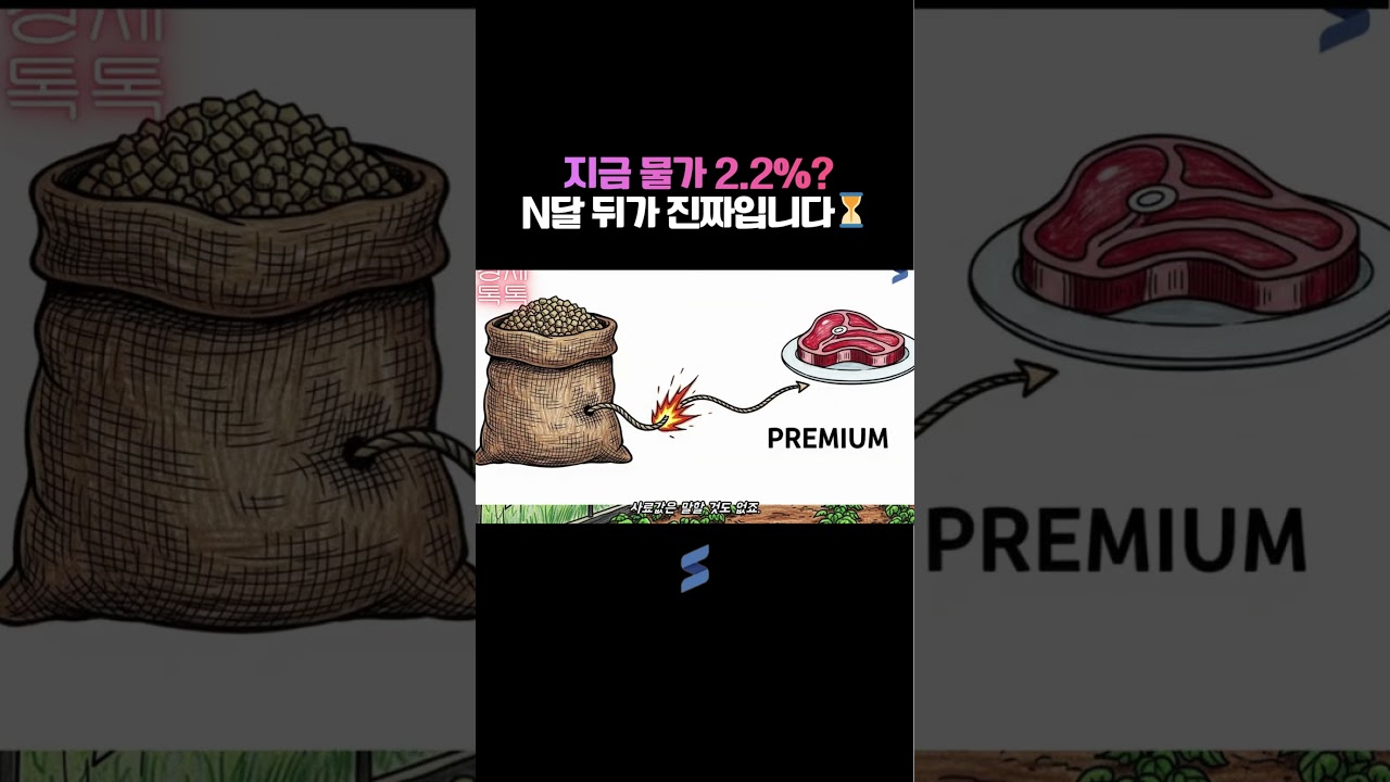 지금 물가 2.2%? N달 뒤가 진짜입니다⏳