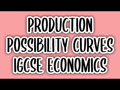 Production Possibility Curves (#4) | IGCSE ECONOMICS (0455)