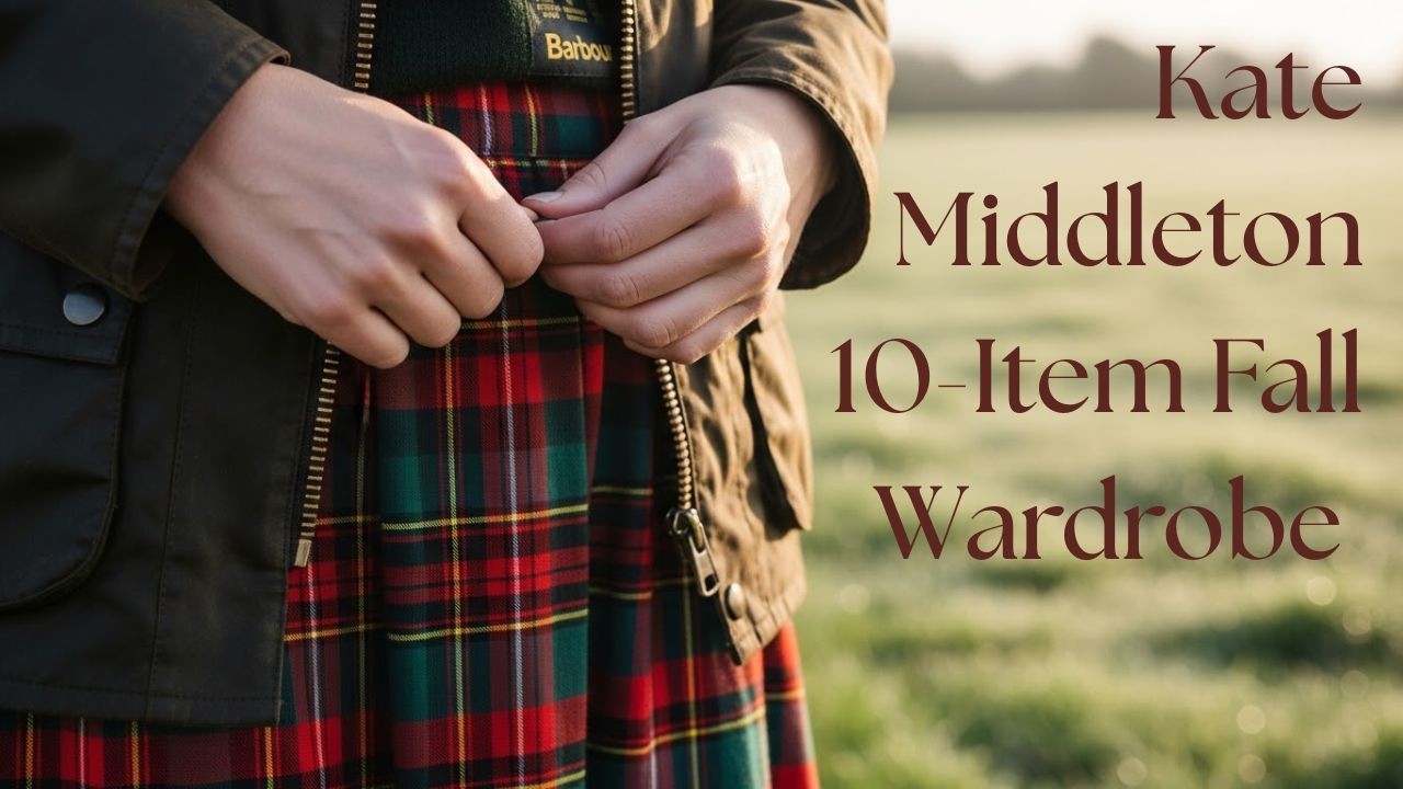 Built a 10-Piece Fall Wardrobe Like Princess Catherine | Kate Middleton Capsule Wardrobe