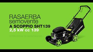 Supherba Rasaerba a scoppio SHT139 Semovente 46 cm Taglio 139cc 2,5 kW