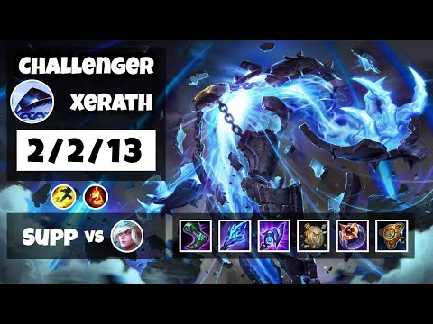 Xerath vs Janna EU Challenger SUPPORT (2/2/13) - v11.18