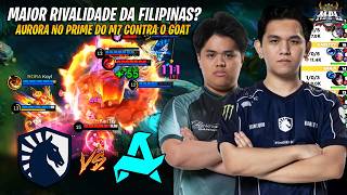 A MAIOR RIVALIDADE DAS FILIPINAS! O GOAT ENFRENTA OS CAMPEÕES DO M7 | TLPH vs AURORA - MPL PH S18