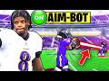 LAMAR JACKSON BROKE NFL UNIVERSE FOOTBALL With AIM BOT