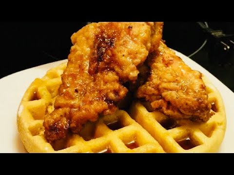 HOW TO MAKE FRIED CHICKEN AND WAFFLES